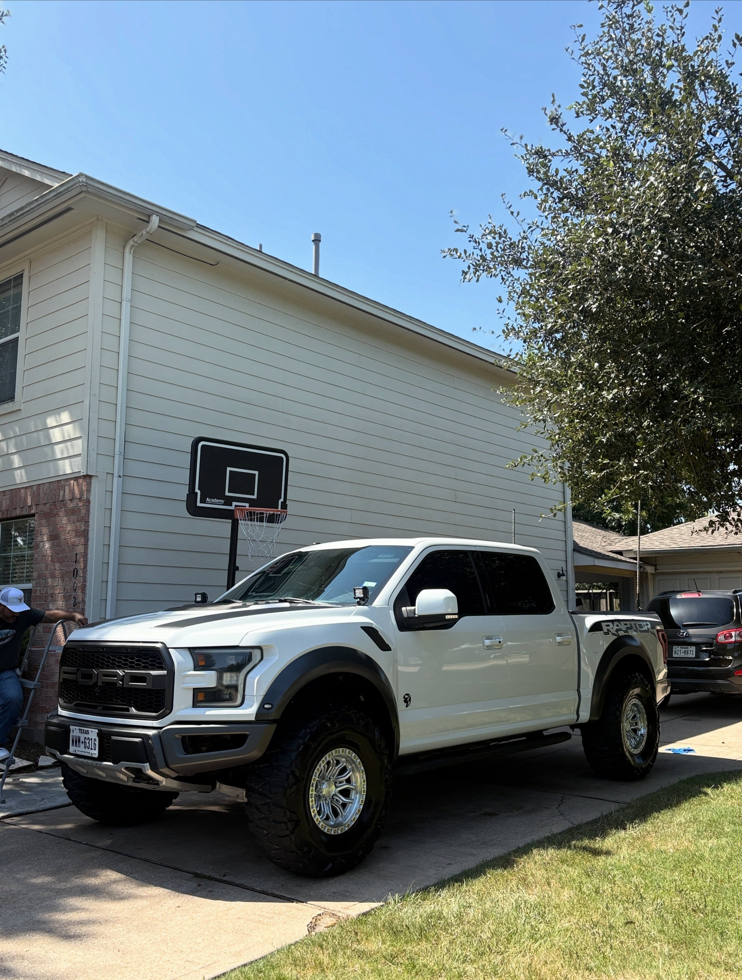 Ford Raptor with privacy tint