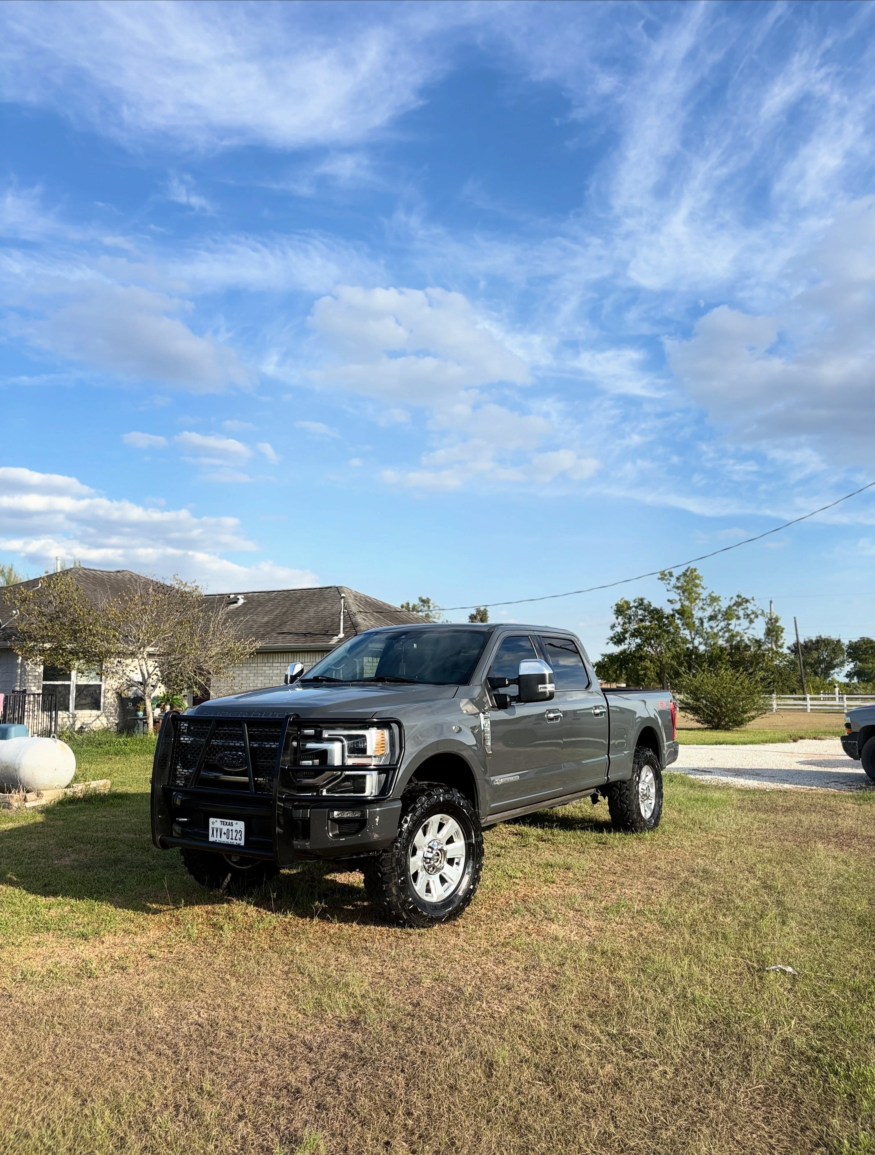 Charcoal Super Duty with dark tint