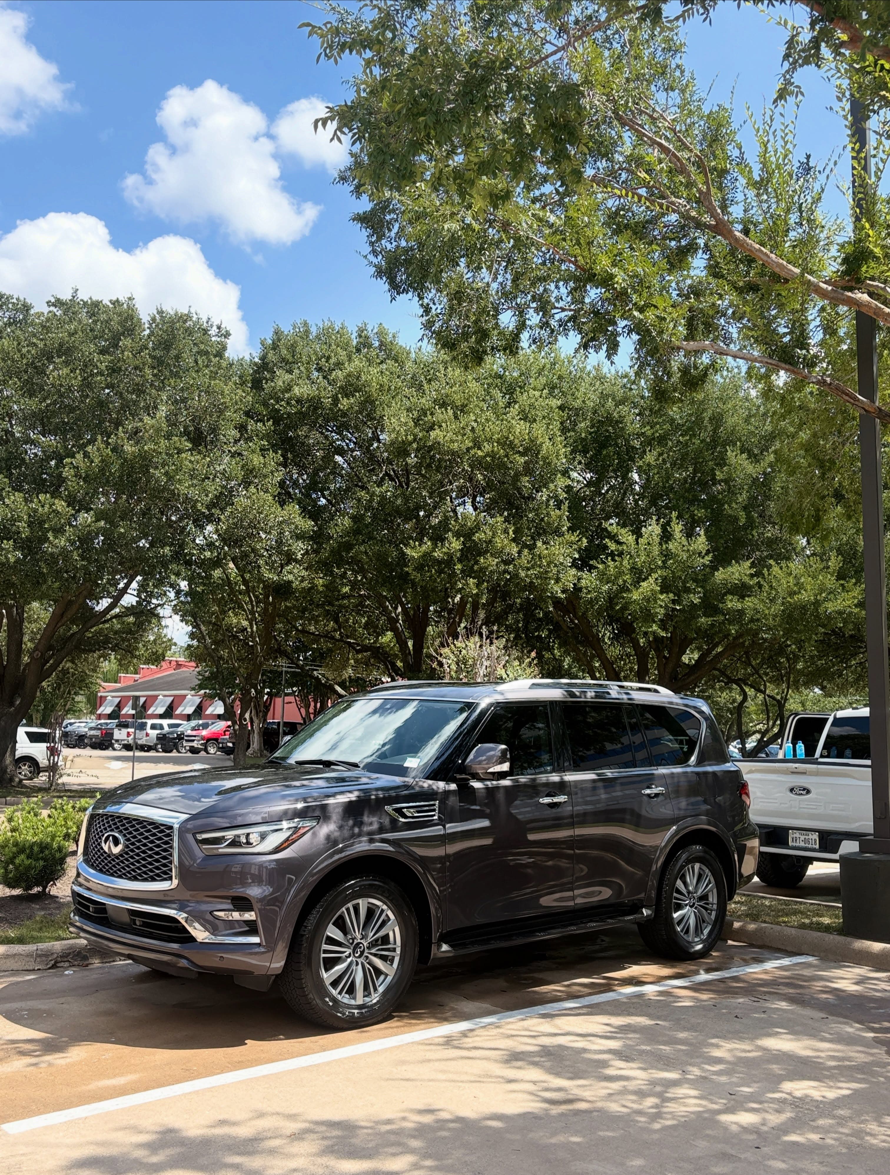 Luxury SUV with professional window tint